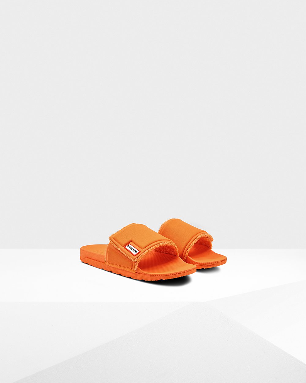 Womens Hunter Slides Orange - Original Adjustable - 3168792-FT